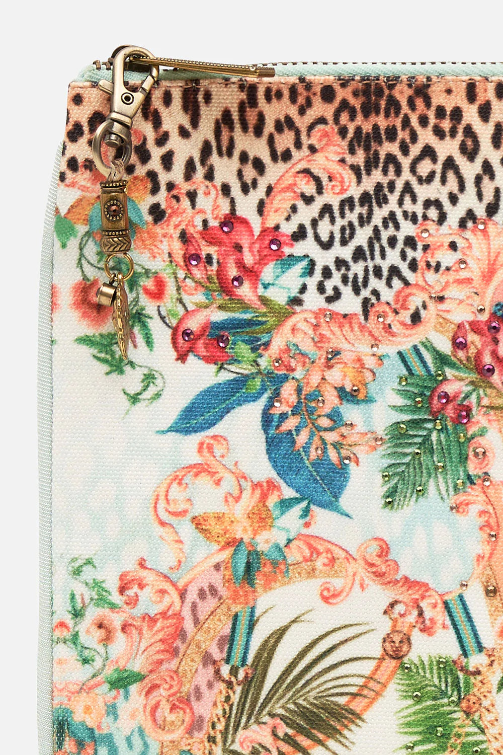 Camilla Small Canvas Clutch Royalty Loyalty