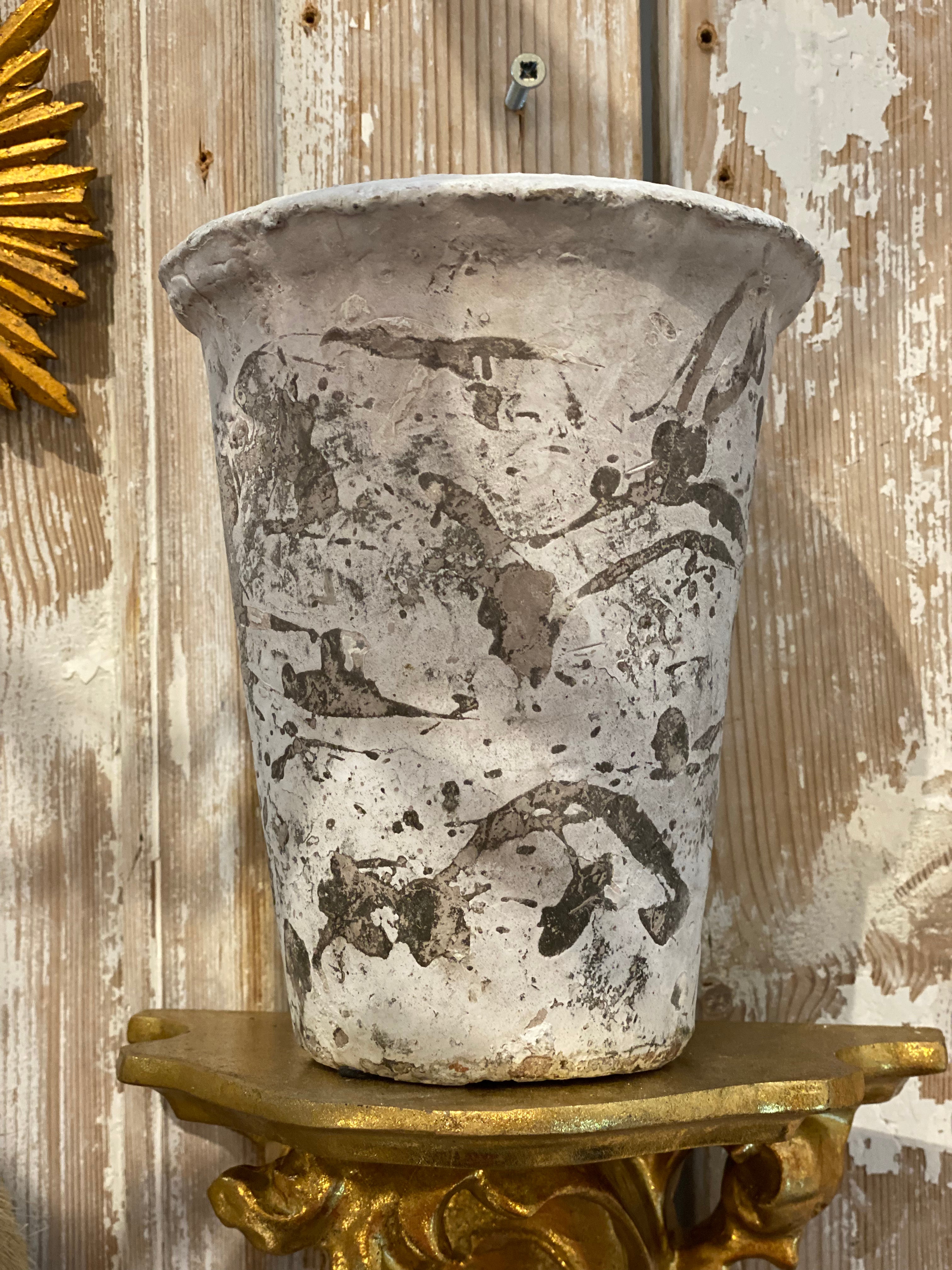 Distressed Finish Clay Pots