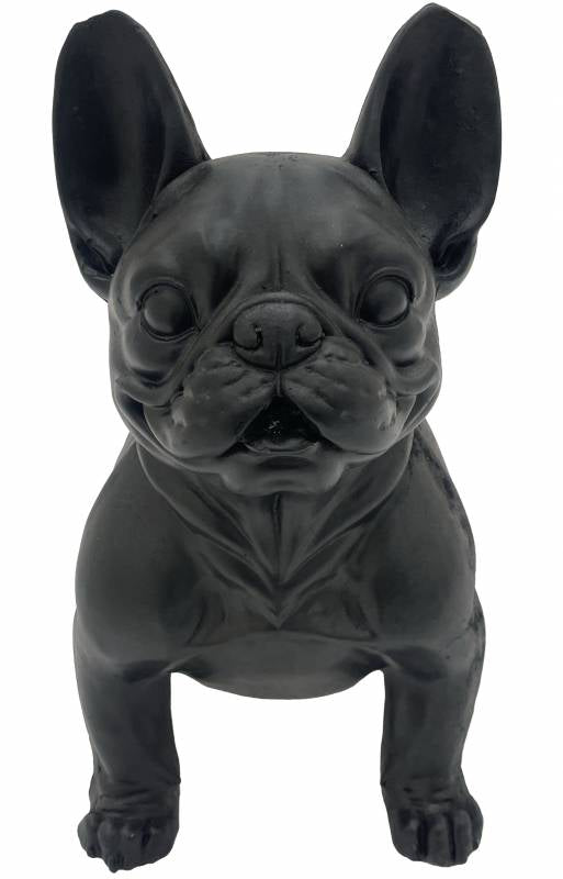 Black French Bulldog Statue