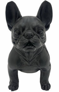 Black French Bulldog Statue