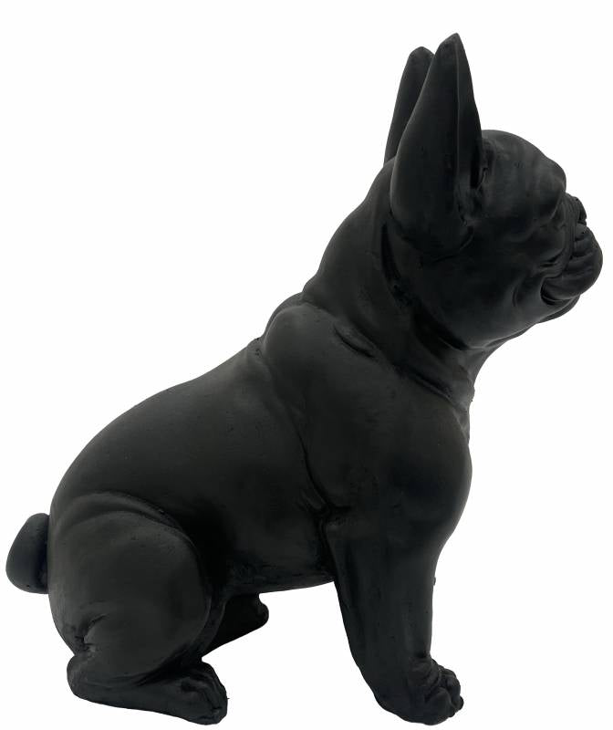 Black French Bulldog Statue