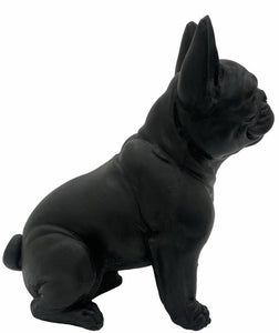 Black French Bulldog Statue