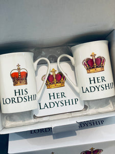 Royalty Mugs - Various Styles