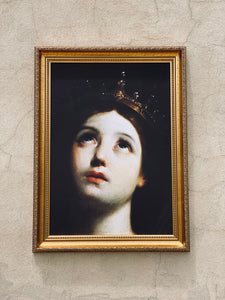 Crowned Victorian Gilt Framed Artwork