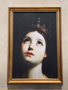 Crowned Victorian Gilt Framed Artwork