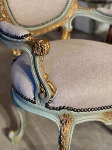 French Style Bedroom Chair - Pair Available