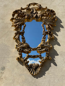 Baroque Timber Mirror