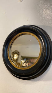 Black & Gold Convex Mirror - Various Sizes