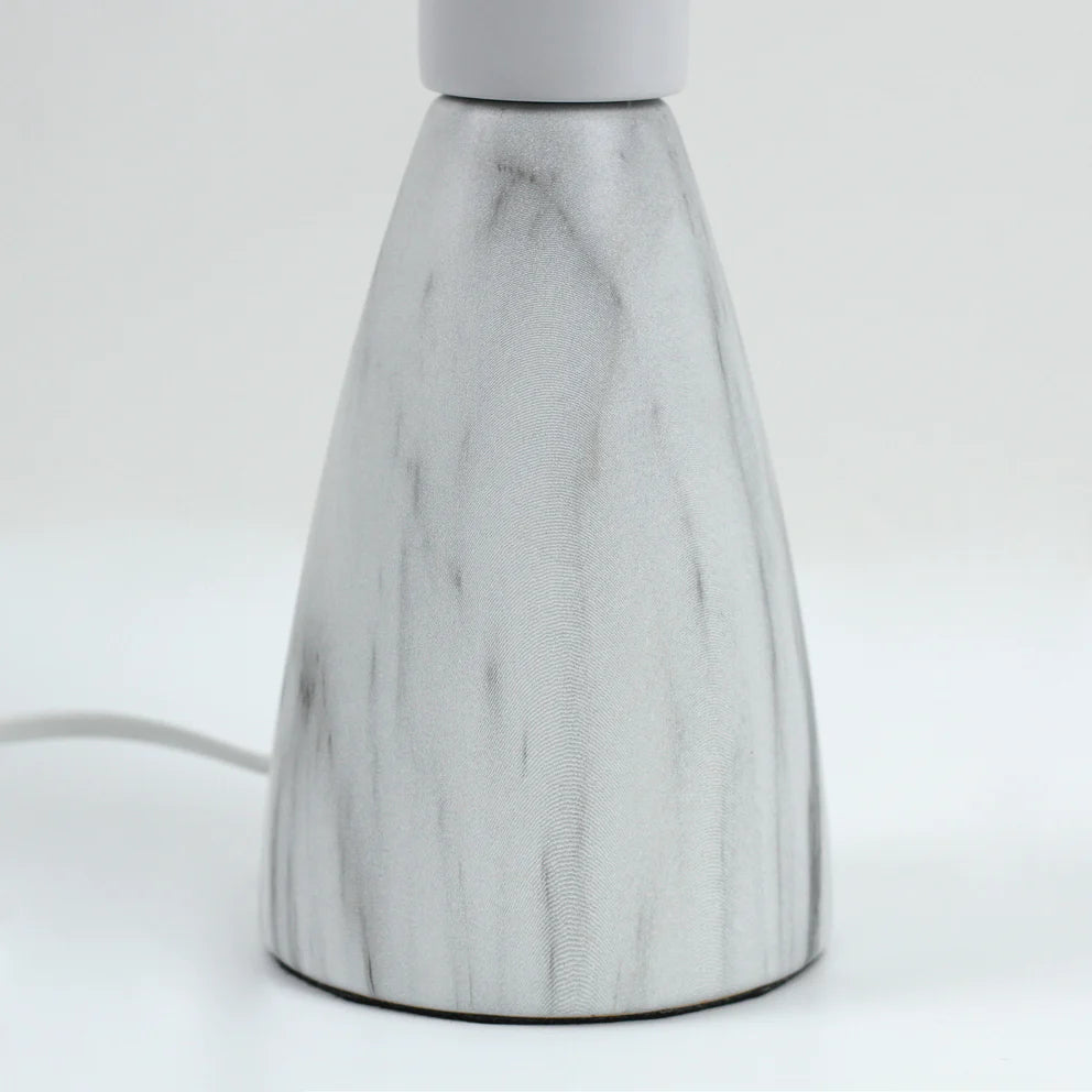 Grey Marbled Ceramic Table Lamp