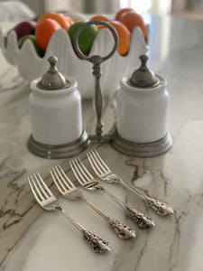 Silver Baroque Dessert Fork
