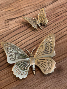Brass Gold Butterfly - Various Sizes